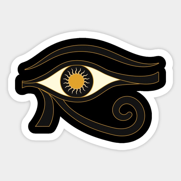 Eyes of Horus Sticker by yoaz